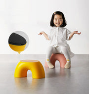 子供用スツール キッズローチェア 子供用椅子 キッズチェア こども キッズ 家具 子供部屋 インテリア いす イス 踏み台 滑り止め 半円形 アーチ ロータイプ キュート かわいい