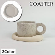 コースター コップ敷き 小物入れ アクセサリー置き カップ敷き 円形 丸型 グラスマット シリコン 防水 耐熱 シンプル 滑り止め 大きめ お洒落 雲 ユニーク 個性的 かわいい ぷにぷに やわらか