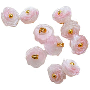 アクセサリーパーツ 10個セット フラワーパーツ ビーズ モチーフ チャーム DIY ハンドメイドパーツ 手芸アクセサリー 素材 ピアス イヤリング ペンダントトップ ブレスレット 飾り かわいい おしゃれ
