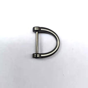 Dカン 5個セット 手芸用品 ハンドメイド DIY Dリング ねじ式 ネジ式 シャックル キーホルダー キーリング スマートキー 鍵 後付け 簡単取り付け ゴールド シルバー ガンメタ シンプル 便利