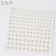 デコシール フェイクパール シール ジュエリーシール ストーンシール ネイル スマホ デコレーション ステッカー プレゼント シート 立体 3D ハンドメイド