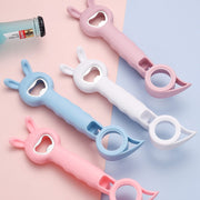 キャップオープナー 4in1 多機能 マルチオープナー ビンオープナー ボトルオープナー キッチンツール キッチン用品 調理器具 栓抜き オープナー 便利グッズ シンプル