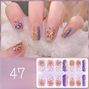 ネイルシール 1シート 3D 立体 花火 ネイルシート ネイルアート デコネイル ネイルステッカー セルフネイル 貼るだけ 簡単 かわいい おしゃれ デコレーション