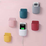 ウォールポケット ウォールケース ウォールラック リモコンホルダー スマホホルダー 収納雑貨 壁面収納 インテリア雑貨 単色 無地 シンプル コンパクト かわいい キュート キッチン 台所 リビング 居間 書斎