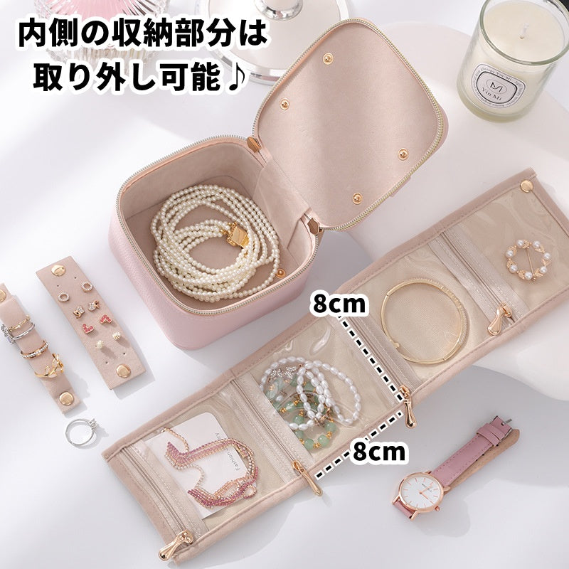 アクセサリーボックス アクセサリーケース 宝石箱 ジュエリーボックス ジュエリーケース 卓上収納 商品画像4