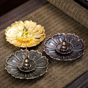 お香立て 線香立て 和 花 華 ハス 蓮 レトロ 和風 仏壇 仏具 線香 お香 スティック 線香差し 香炉 おしゃれ 香り アンティーク インテリア 香皿 リラックス