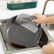 キッチンクロス 20cm 5枚セット スポンジ ふきん 布巾 キッチン用品 日用品雑貨 掃除 食器洗い 調理器具洗い 焦げ落とし シンク 清掃 雑巾 台所