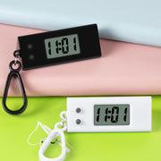 デジタル時計 キーホルダー型 懐中時計 ミニ ウォッチ カラビナ付き ボタン付き コンパクト 小さい 吊り下げ 可愛い お洒落 レディース メンズ 男女兼用 子供 キッズ 通勤 通学 習い事 お出掛け リチウム