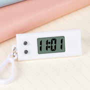 デジタル時計 キーホルダー型 懐中時計 ミニ ウォッチ カラビナ付き ボタン付き コンパクト 小さい 吊り下げ 可愛い お洒落 レディース メンズ 男女兼用 子供 キッズ 通勤 通学 習い事 お出掛け リチウム