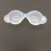 レジン調色カップ 単品 調色パレット 混合カップ レジン用品 ハンドメイド 着色 シリコンカップ 持ち手 ハンドル 注ぎ口 半透明 ラウンド型 丸型