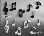 マグネット 磁石 6点セット メモ留め 音符 音楽 冷蔵庫 キッチン ホワイトボード リビング 装飾 かわいい おしゃれ