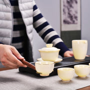 湯呑みホルダー 湯飲みキャッチャー 茶道具 茶器 ティーカップ リフター ピッカー ピックアップ 刺股 さすまた トング 挟む ティーツール