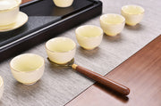 湯呑みホルダー 湯飲みキャッチャー 茶道具 茶器 ティーカップ リフター ピッカー ピックアップ 刺股 さすまた トング 挟む ティーツール