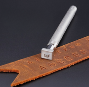 刻印ツールセット 36字 レザークラフト ポンチ 打ち棒 文字 刻印 アルファベット 数字 名入れ 3.5mm 6.5mm 革製品 道具 ツール 工具 DIY ハンドメイド おしゃれ かわいい