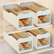 卵ケース エッグホルダー 卵ホルダー 保存容器 収納 キッチン用品 自動ロール式 蓋付き ふた付き 保管トレイ 冷蔵庫整理