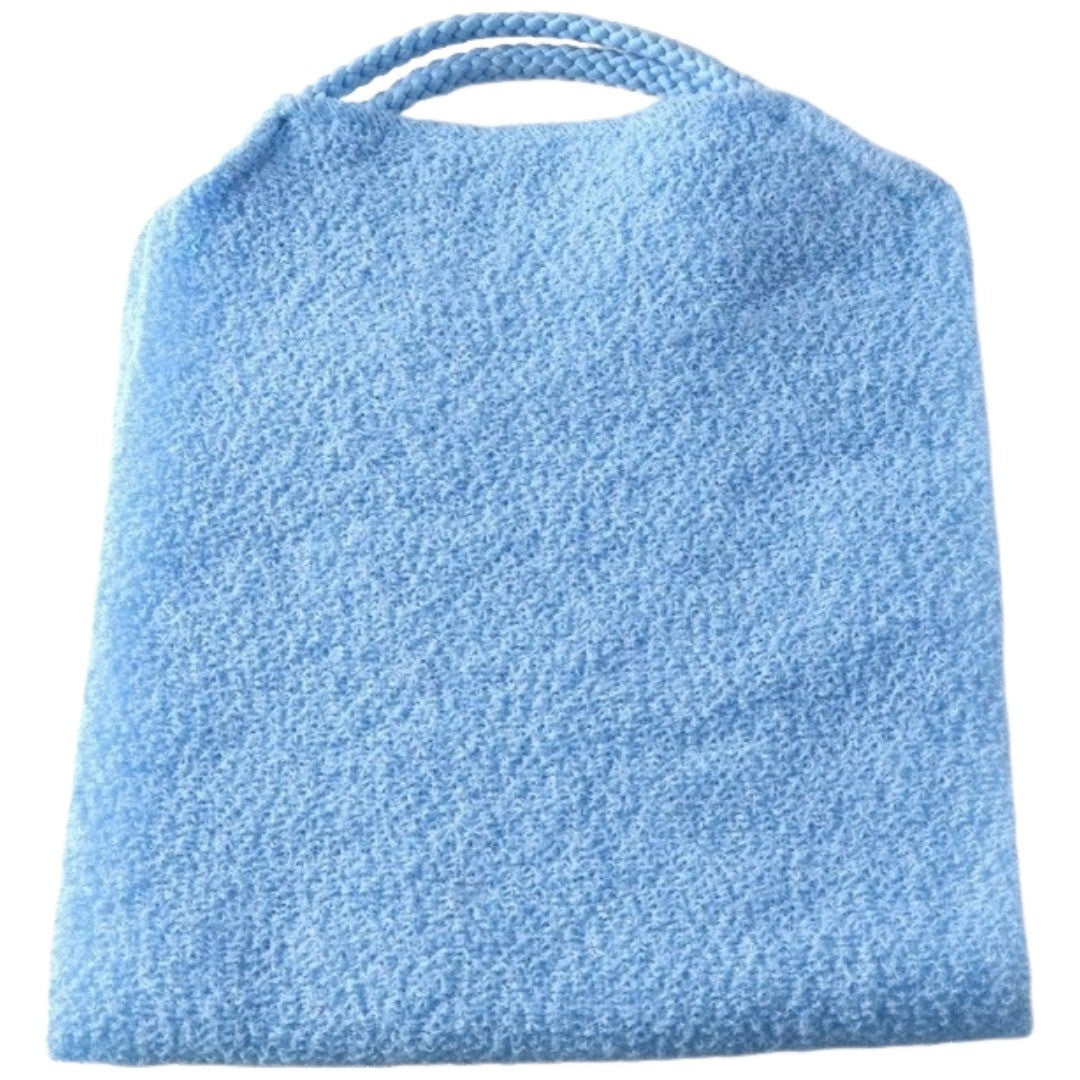 ボディタオル 背中洗い ロングタイプ バス用品 浴用タオル 両端ひも付き 身体洗い お風呂 入浴 泡立て シンプル 伸縮性 家庭用