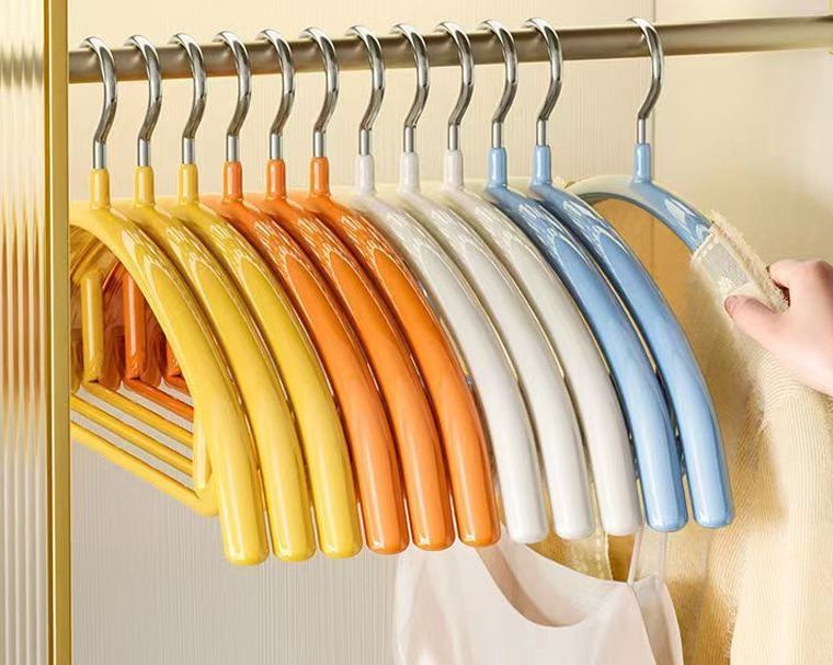 ハンガー 同色10本セット 滑りにくい 跡がつきにくい 衣類ハンガー 物干しハンガー 商品画像2