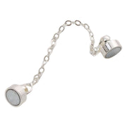 留め具 アクセサリーパーツ マグネット式 ブレスレット ネックレス ハンドメイド用品 部品 パーツ クラフトパーツ アクセサリー材料 磁石 チェーン付き 交換 おしゃれ かわいい シンプル 上品 金色 銀色