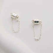留め具 アクセサリーパーツ マグネット式 ブレスレット ネックレス ハンドメイド用品 部品 パーツ クラフトパーツ アクセサリー材料 磁石 チェーン付き 交換 おしゃれ かわいい シンプル 上品 金色 銀色