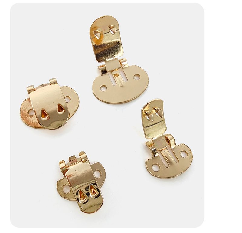 シューズクリップ金具 4個セット 金具パーツ ワンタッチ クリップ式 留め具 商品画像2