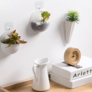 壁掛けプランター ミニプランター 単品 植木鉢 ウォールフック付き 観葉植物 水耕栽培 サボテン 室内 おしゃれ かわいい 小さめ
