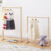 ハンガーラック キッズ 子供 ハンガー掛け 洋服ラック 洋服掛け 収納ラック クローゼット 洋服 収納 衣類 子供服 子供部屋 木製 高さ82cm シンプル おしゃれ