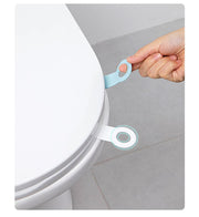 便座リフター 便器取っ手 単品 1個 取っ手 取手 吸盤式 吊り下げ収納 トイレ用品 トイレ トイレシートハンドル 便器 便座 蓋 フタ つまみ ハンドル 便利 衛生的 シンプル 柔らかい