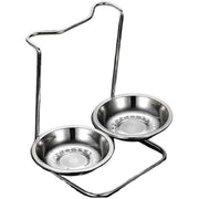 お玉スタンド ダブル ツイン 調理小道具立て お玉置き おたま お玉 菜箸 キッチン用品 キッチン収納 キッチン 台所 立てかけ 段違い フラット 平行 ホルダー 卓上 シンプル 便利 おしゃれ
