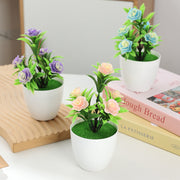 アートフラワー 造花 人工観葉植物 鉢花 鉢植え フェイクグリーン インテリア 装飾 飾り 置物 リビング 玄関 おしゃれ かわいい 水やり不要