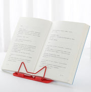 ブックスタンド ブックホルダー 折りたたみ 角度調整 本立て 書見台 卓上 本 レシピ本 料理 読書 勉強 スマホ タブレット iPad 楽譜 譜面 筆記台 シンプル かわいい コンパクト