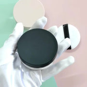 パウダーケース 20g パフ セット 化粧品 コスメ ケースのみ フェイスパウダー ルースパウダー ラウンド 丸型 詰め替え用 詰替え 容器 かわいい おしゃれ 入れ物 コンパクト ミラー 鏡