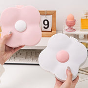 コスメボックス メイクボックス 化粧箱 アクセサリーボックス アクセサリーケース レディース 女性 卓上収納 収納雑貨 収納グッズ 鏡付き ミラー付き クローバー 四つ葉 無地 ピンク ホワイト シンプル カジュアル 可愛い キュート ガーリー フェミニン おしゃれ