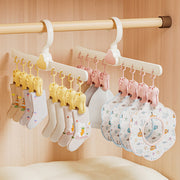 ピンチハンガー 物干しハンガー 8ピンチ ベビー 子供用品 コンパクト 洗濯バサミ 靴下 下着 ハンカチ スタイ 小物 ウサギ型 うさぎ 雲 くも おしゃれ かわいい 洗濯用品 ランドリー用品 省スペース 日用品雑