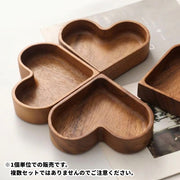 小物入れ アクセサリートレー アクセサリートレイ 鍵置き 単品 卓上収納 収納雑貨 収納グッズ 整理用品 ハート型 木製 ナチュラル 可愛い かわいい キュート おしゃれ カジュアル シック フェミニン ガーリー 玄関 リビング 寝室