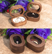 リングケース 指輪ケース アクセサリーケース ジュエリーボックス 小物入れ プレゼントボックス 木製 ディスプレイ 贈り物 保管 収納