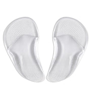 ハーフインソール アーチサポート 中敷き 1ペア フットケア用品 土踏まず レディース メンズ 女性用 男性用 靴パッド クッション 透明 クリア 衝撃吸収 シューズ パンプス サンダル 前滑り防止 足ケア用品 黒 ベージュ