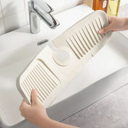 水切りマット キッチン用品 シリコン 蛇口排水マット キッチンカウンター 流し台 スポンジ置き 石鹸置き 蛇口 水栓 北欧 お手入れ簡単 錆びない ナチュラル グレー オフホワイト 白 グリーン シンプル 無地