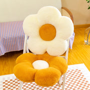 クッション 座布団 35cm チェアパッド インテリア雑貨 厚手 フラワー お花型 かわいい おしゃれ リビング ダイニング 椅子