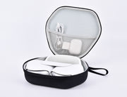 AirpodsMaxケース ヘッドホンケース ヘッドホン収納 Airpods Max ストラップ付き メッシュポケット ファスナー 持ち運び 軽量 汚れ防止 耐衝撃 防水 ヘッドフォン ヘッドセット ヘッドホン用アクセサリー