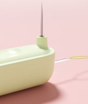 糸通し リッパー 2in1 手芸用品 ソーイング スライド式 グリーン パープル ベージュ 便利グッズ