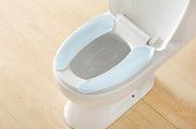 便座シート 3対セット 便座カバー トイレカバー O型 U型 粘着式 貼るタイプ シールタイプ 貼り付け 洗える 取付簡単 無地 単色 シンプル 柄無し