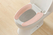 便座シート 3対セット 便座カバー トイレカバー O型 U型 粘着式 貼るタイプ シールタイプ 貼り付け 洗える 取付簡単 無地 単色 シンプル 柄無し