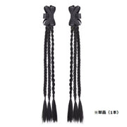エクステ 三つ編み エクステンション ヘアクリップ付き バンスクリップ付き 1本 単品 レディース つけ毛 部分ウィッグ ヘアアレンジ 3連 簡単装着 ポイントウィッグ ロング おしゃれ かわいい 髪飾り イメチェン イベント コスプレ ヘアアクセサリー ダンス 発表会