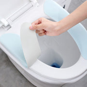 便座シート 便座カバー トイレ用品 O型 U型 無地 貼る 貼り付け 洗える 暖かい あったか 簡単取り付け 防寒 エコ 節電