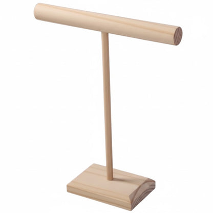 アクセサリースタンド アクセサリー掛け ディスプレイ T字 T型 木製 中 バリエーション画像