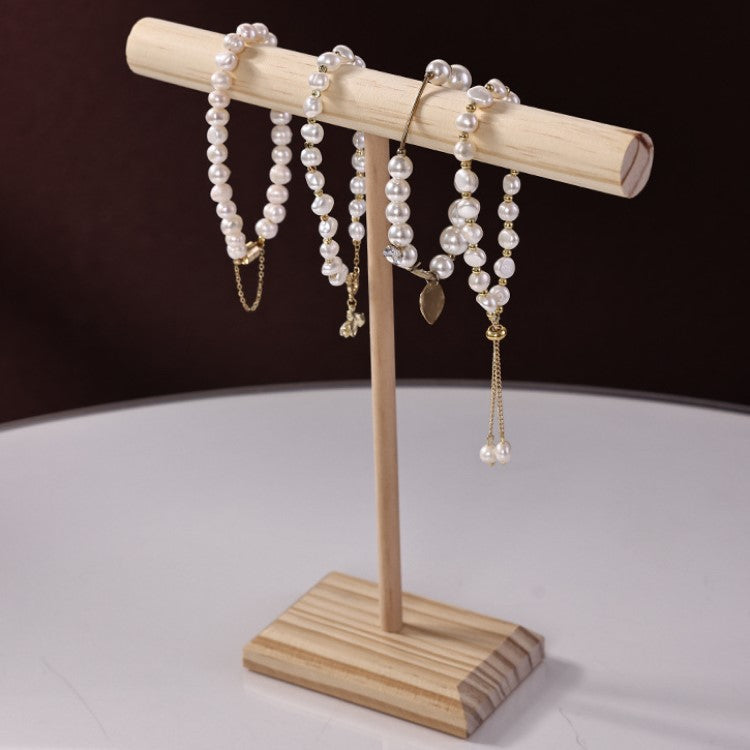 アクセサリースタンド アクセサリー掛け ディスプレイ T字 T型 木製 商品画像4
