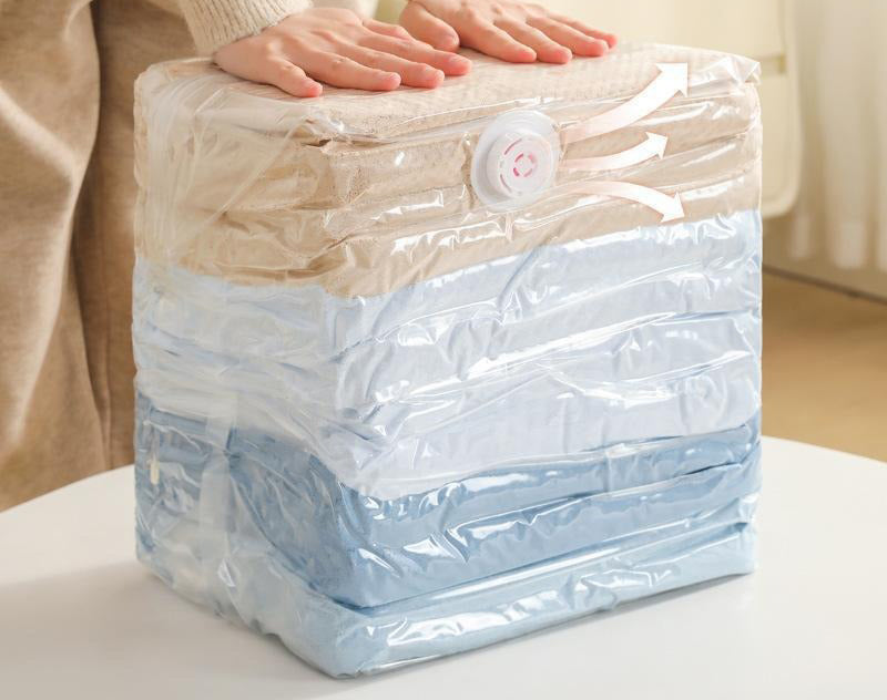 布団圧縮袋 布団収納袋 衣類圧縮袋 押すだけ ポンプ不要 手押し圧縮 商品画像3