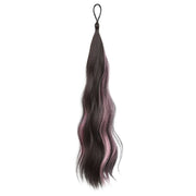 ポイントウィッグ 単品 １本 ポイントエクステ レディース 女性 ロング ポニーテール 付け毛 ヘアゴム 部分ウィッグ メッシュ グラデーション お団子 まとめ髪
