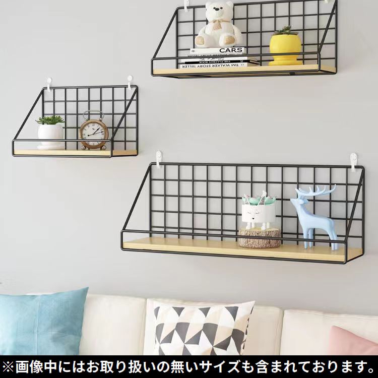 ウォールシェルフ ウォールラック 飾り棚 本棚 壁掛け棚 吊り下げ棚 商品画像5