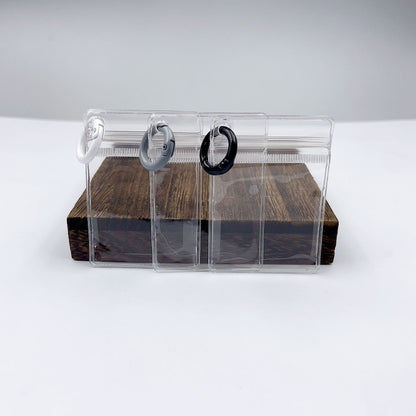 カラビナ付きクリアポーチ 10個セット ジュエリー袋 ジップバッグ アクセサリーポーチ ミニポーチ 商品画像4